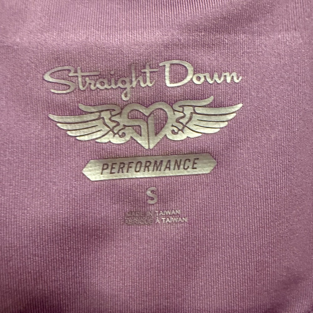 Straight Down Performance Purple Striped Quarter … - image 4